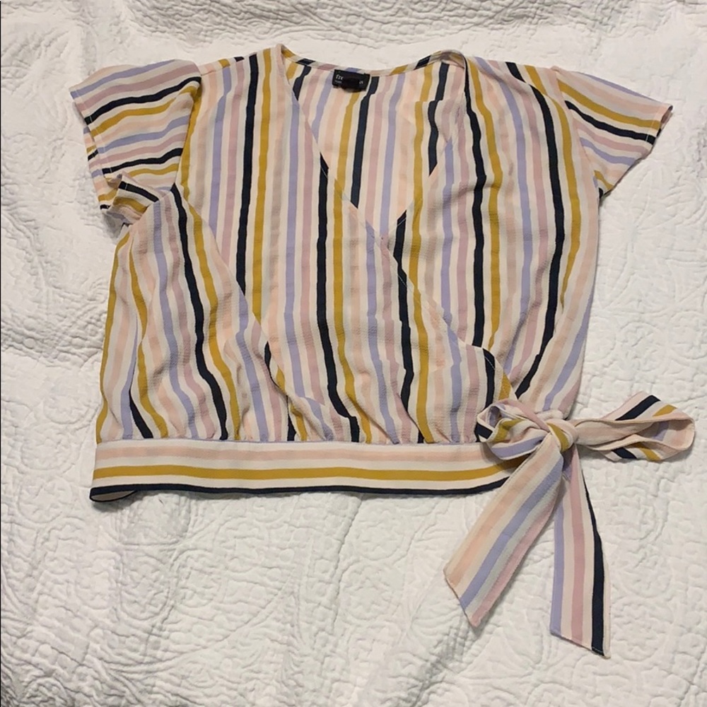 Wrap around blouse